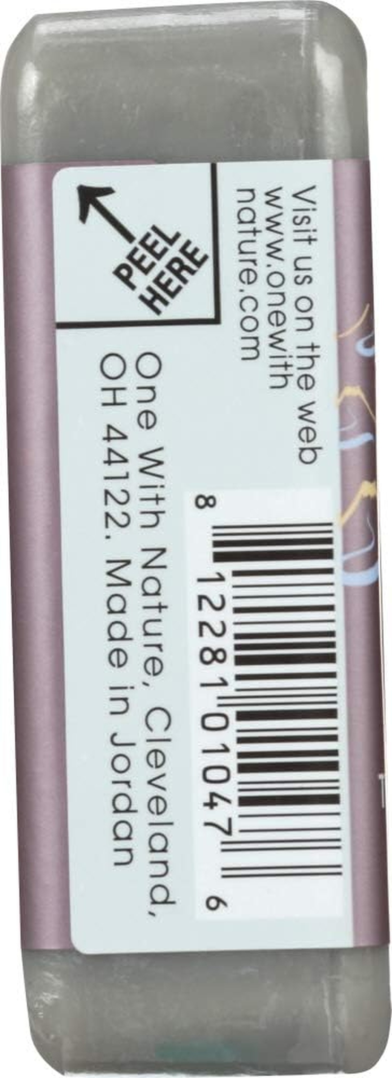 One with Nature - Volcanic Mud Triple Milled Mineral Bar Soap Argan Oil & Shea Butter - 7 Oz. image number 3