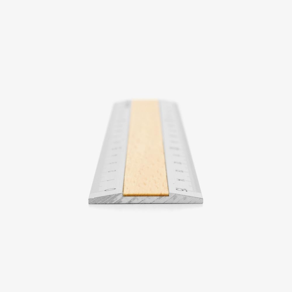 Midori Multi Aluminium Ruler 15Cm Light Brown image number 1