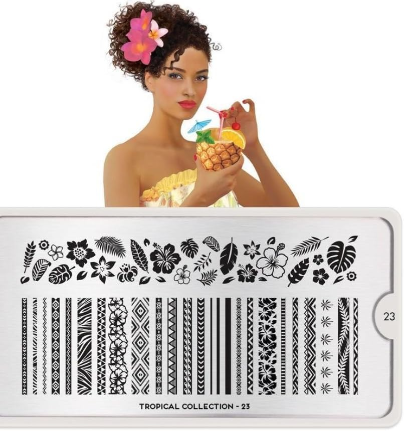 Moyou Stamp Stencil Tropical 23