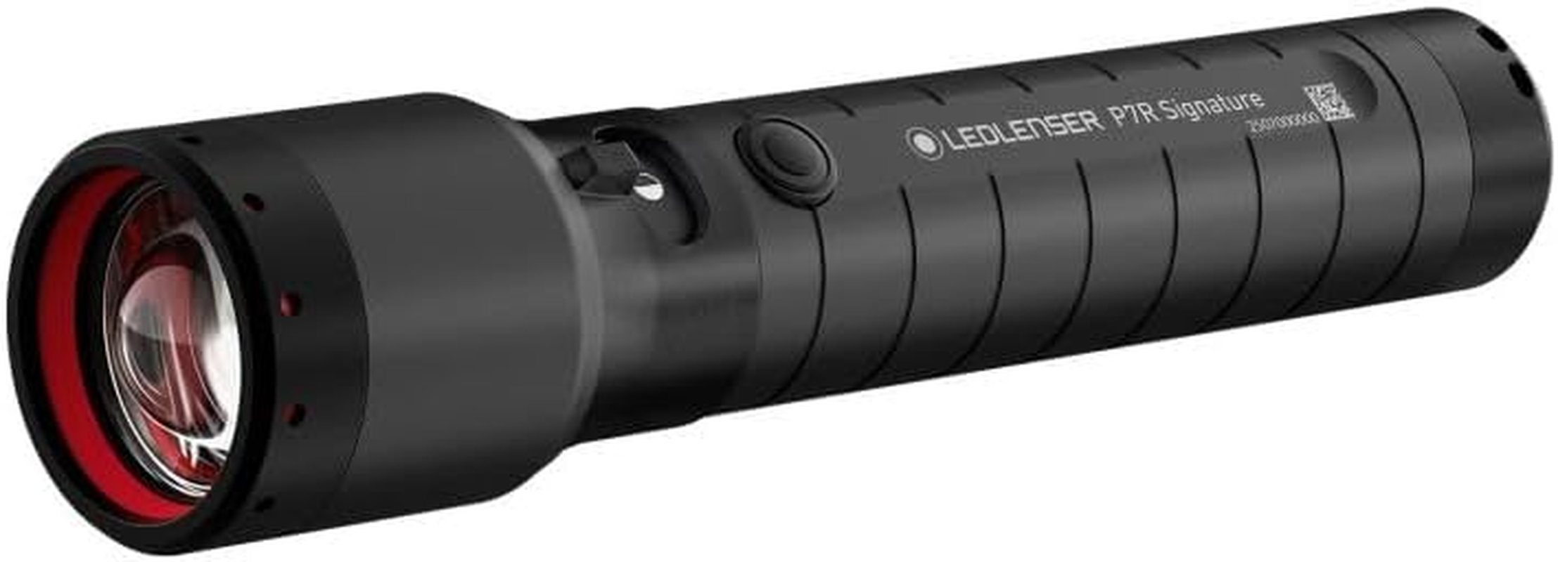 Ledlenser P7R Signature LED Rechargeable Torch, Super Bright 2500Lm, 8 Modes, USB-C, 340M Adjustable Focus, Powerful 80 Hour Battery, IP68 Waterproof Tactical Flashlight for Camping, Hiking, Emergency