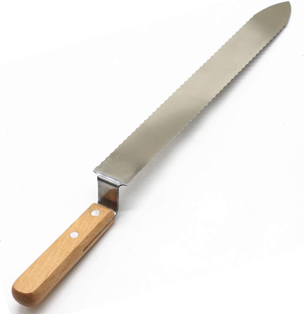 WEICHUAN Stainless Steel Serrated Uncapping Knife - Beekeeping Equipment Bee Hive Hand Tool Beekeeper Tool