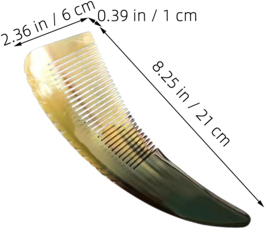 Healvian Oxhorn Comb for Women, Detangling Comb for Thick Scalpic Massage and Elegant Design, Trendy Accessory for All Types image number 3