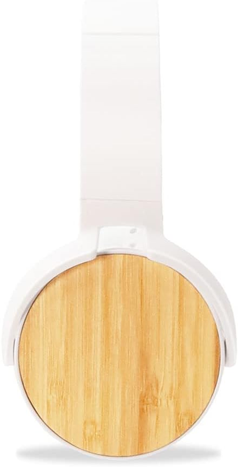 Wireless Bluetooth Headphones, Lightweight, Adjustable and Foldable, Bamboo