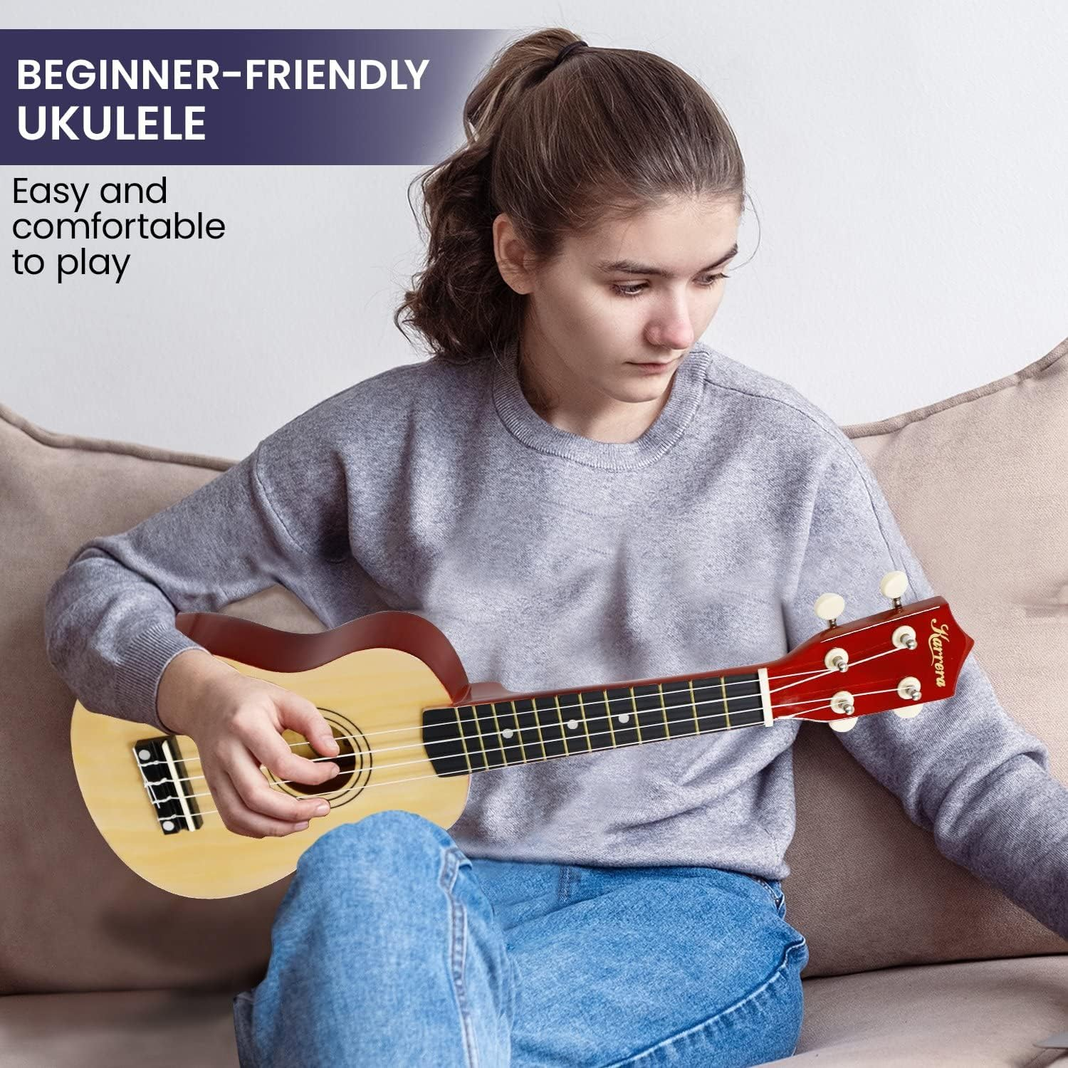 21Inch Ukulele from Karrera - Natural image number 1