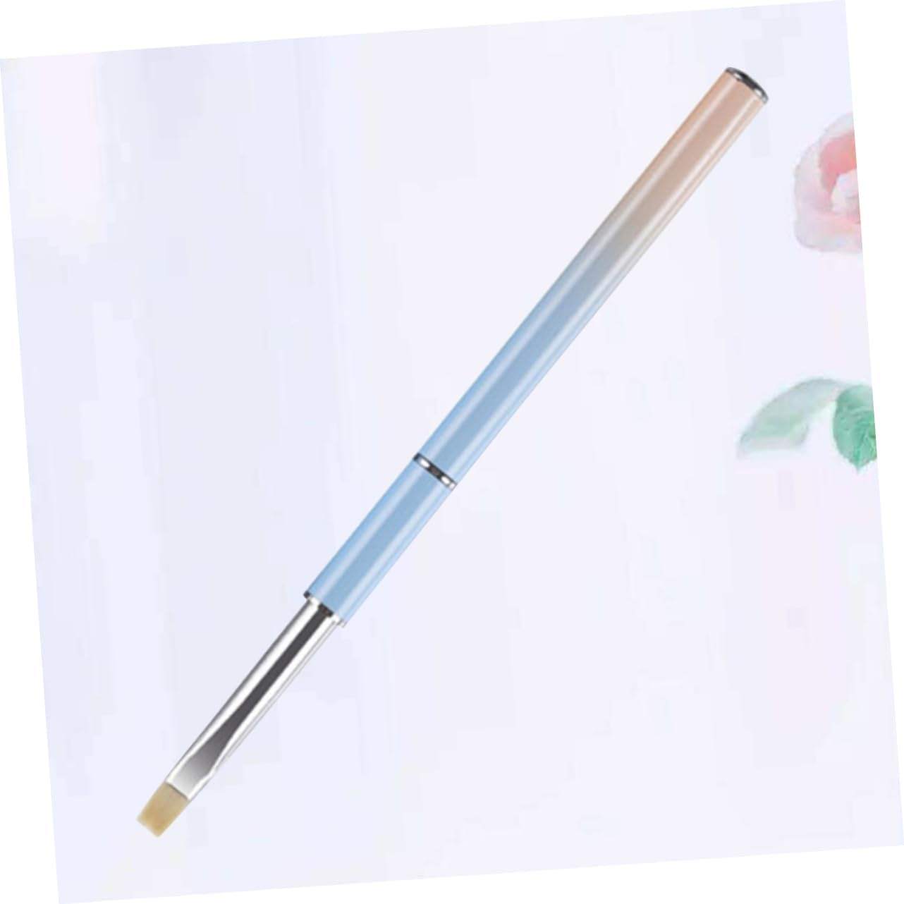 PACKOVE Manicure Liner Pen with Metal Handle Nail Art Carving Brush for UV Gel Fine Line Drawing Tool for Salon and Beginner Use Durable Nail Art Liner Brush for Flower Painting And image number 4