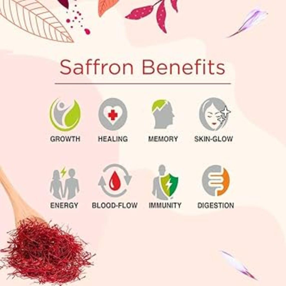 Herbs of Gold Saffron Mood Balance 60 Capsules image number 2