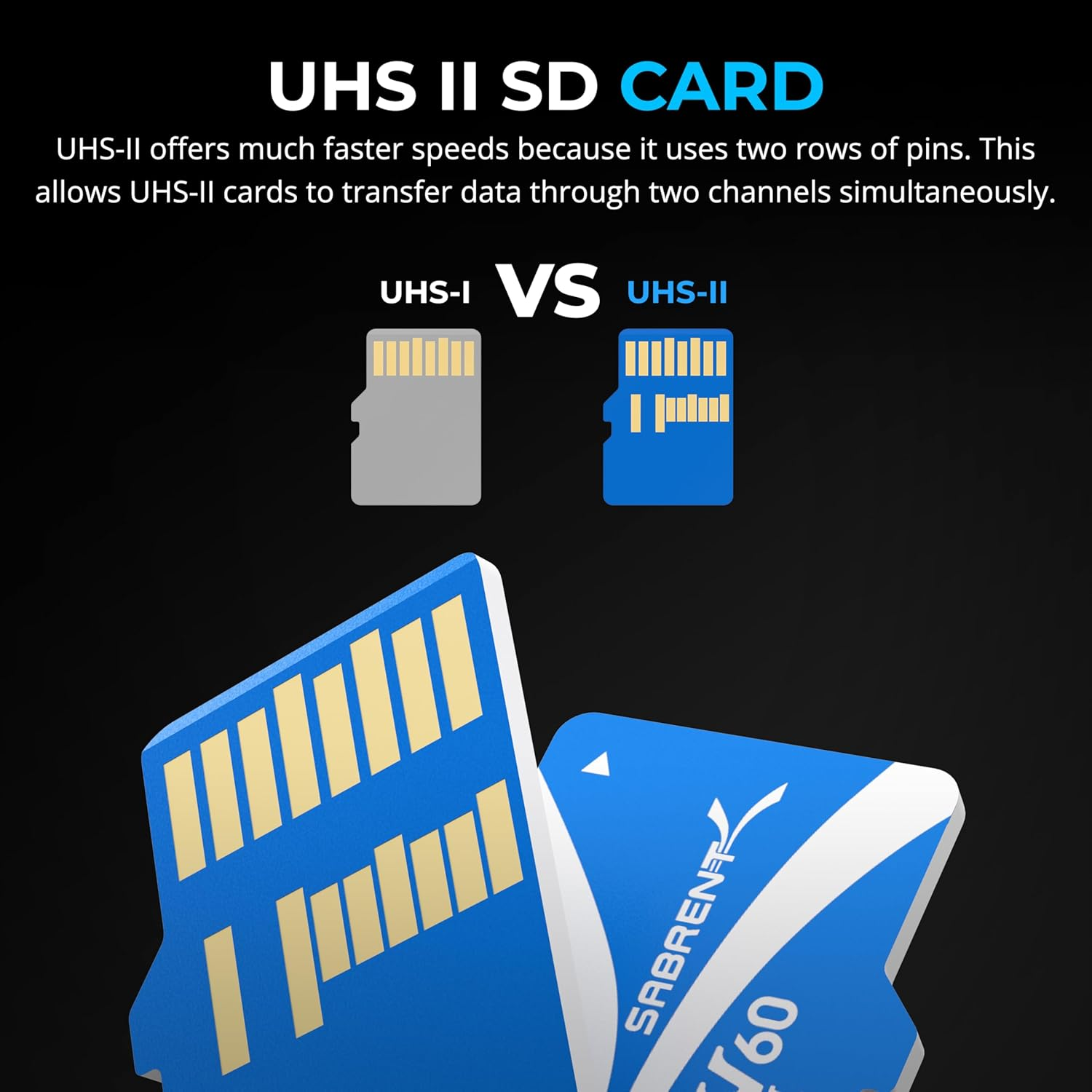 SABRENT Rocket V60 Microsdxc Memory Card | 512GB, V60 Specification, 8K Video, A1, UHS-II Compatible (SD-MT60-512GB) image number 3