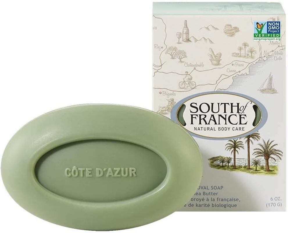 Healthiest Bars South of France Bar Soap - 6 Fragrance Variety Bundle, 6 Ounce Bars in Box