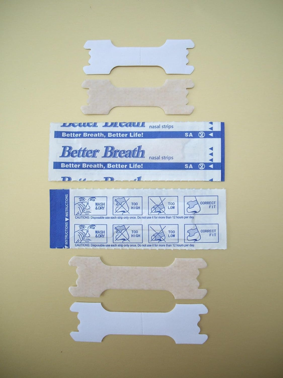 Oz Better Breath Nasal Strips, Medium Size Small, 96 Strips, 3 Month Supply, for Snoring Reduction and Better Sleep, anti Stop Snoring, Breathe Easy Right image number 1