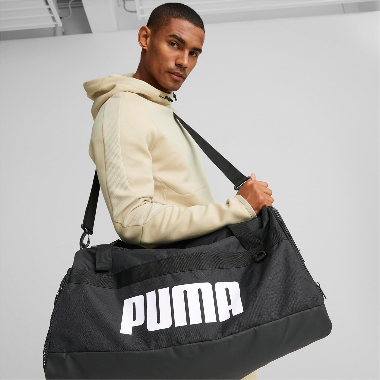PUMA Unisex Challenger Duffel Bag M - Dark Olive image number 6