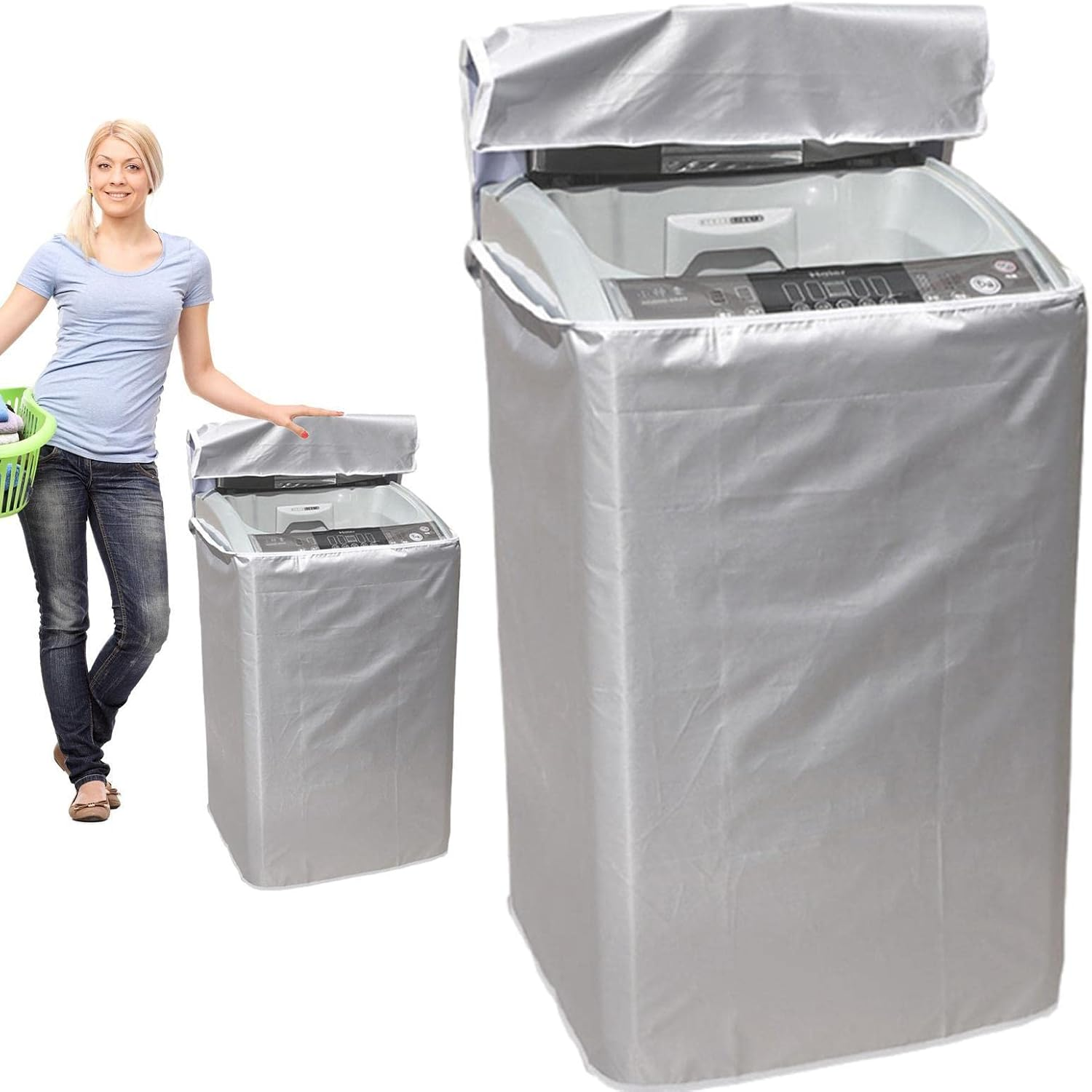 Laundry Dryer Protect, Top Load Washing Machine Laundry Dryer Protect, Laundry Dryer Protect Dustproof Sunproof for Top and Front Load Washer/ image number 6