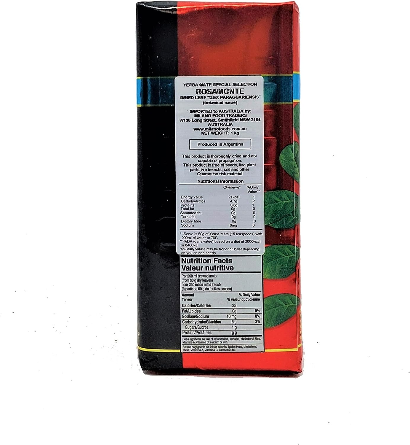 Rosamonte Yerba Mate Special Selection Tea , 1 Kg image number 4