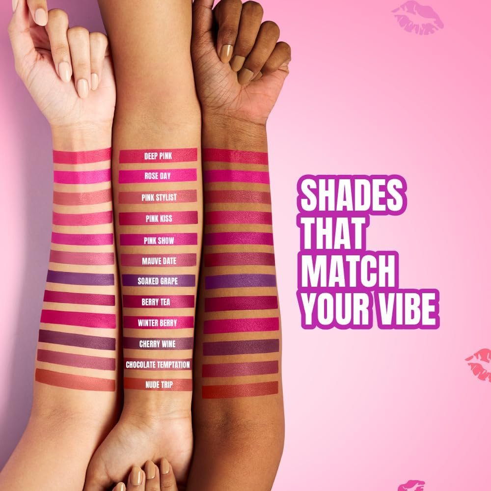 Elle 18 Color Pop Matte Lip Color|| R33|| Code Red|| 4.3 G image number 2