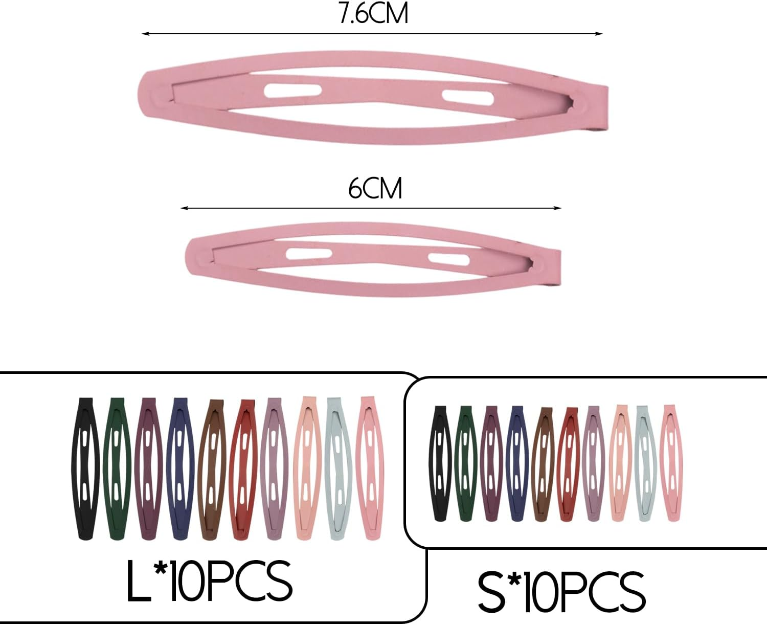 20 Pieces Simple Metal Hair Pins, Cute Hair Pins, Hair Styling Accessories, Hairstyle Decorations.