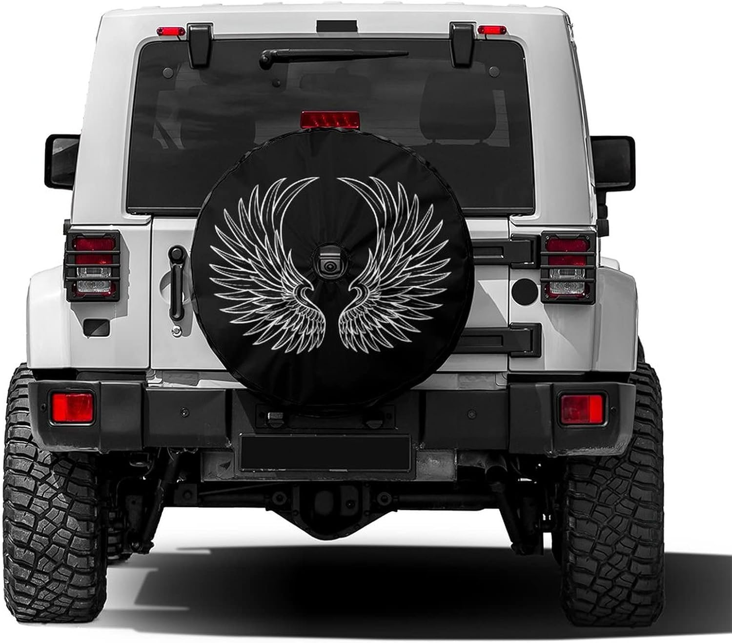 Funny Llama Spare Tire Cover Dust-Proof Wheel Tire Cover Fit Trailer, RV, SUV and Many Vehicle 17 Inch