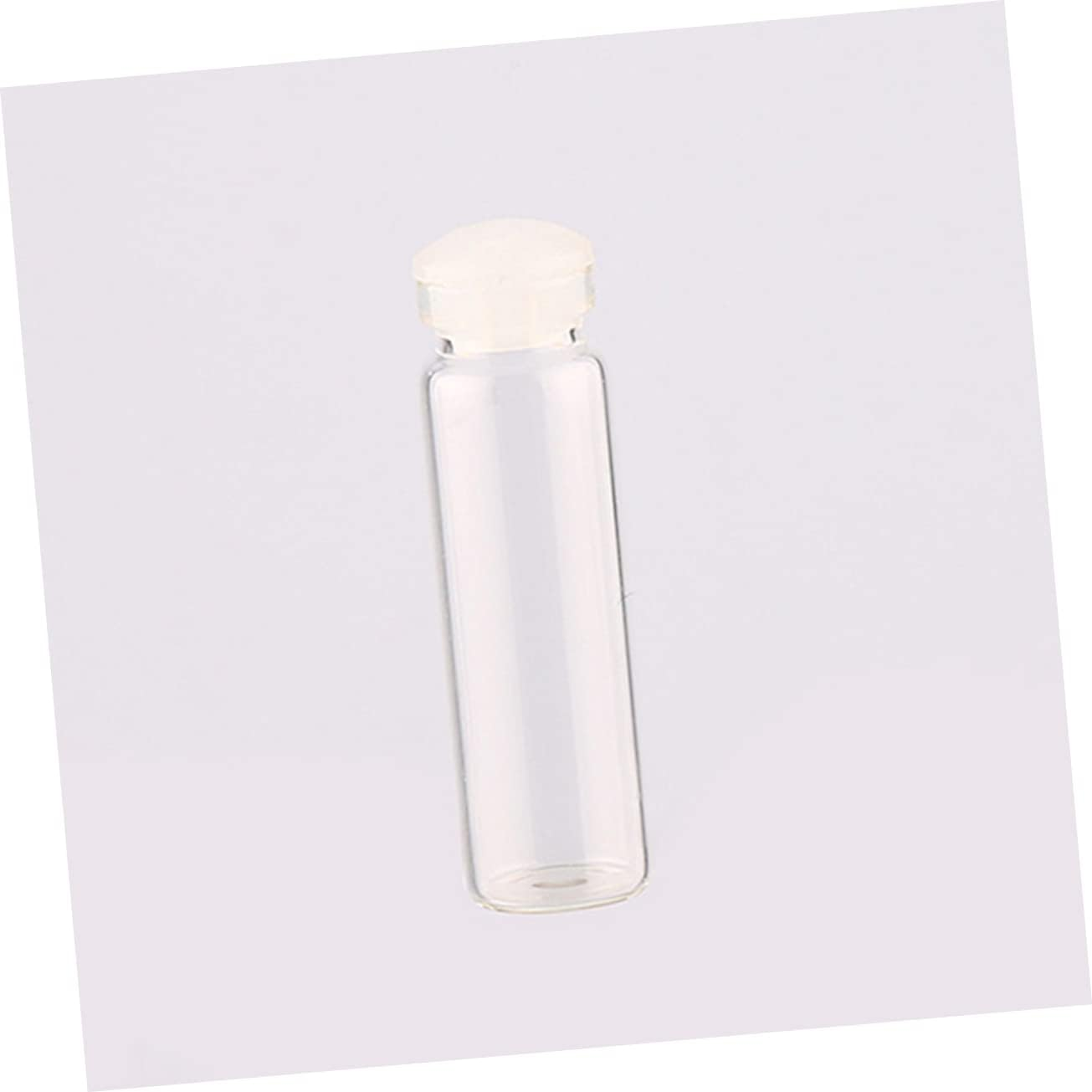 COHEALI 50Pcs Small Mini Glass Jars Decorative Bottles Corks for Diy Wish Perfume Decorative Projects image number 3