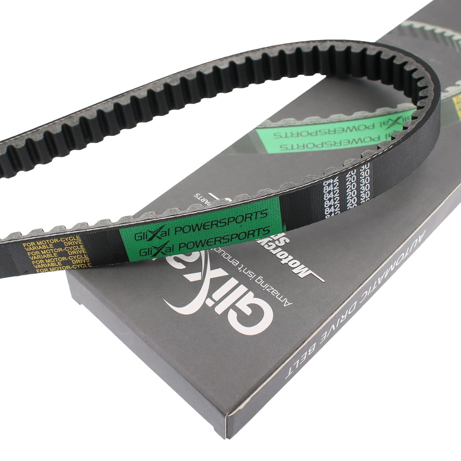 Glixal ATKS-037 842-20-30 Reinforced Racing CVT Drive Belt for GY6 150Cc 157QMJ Scooter Moped ATV Go Kart image number 3