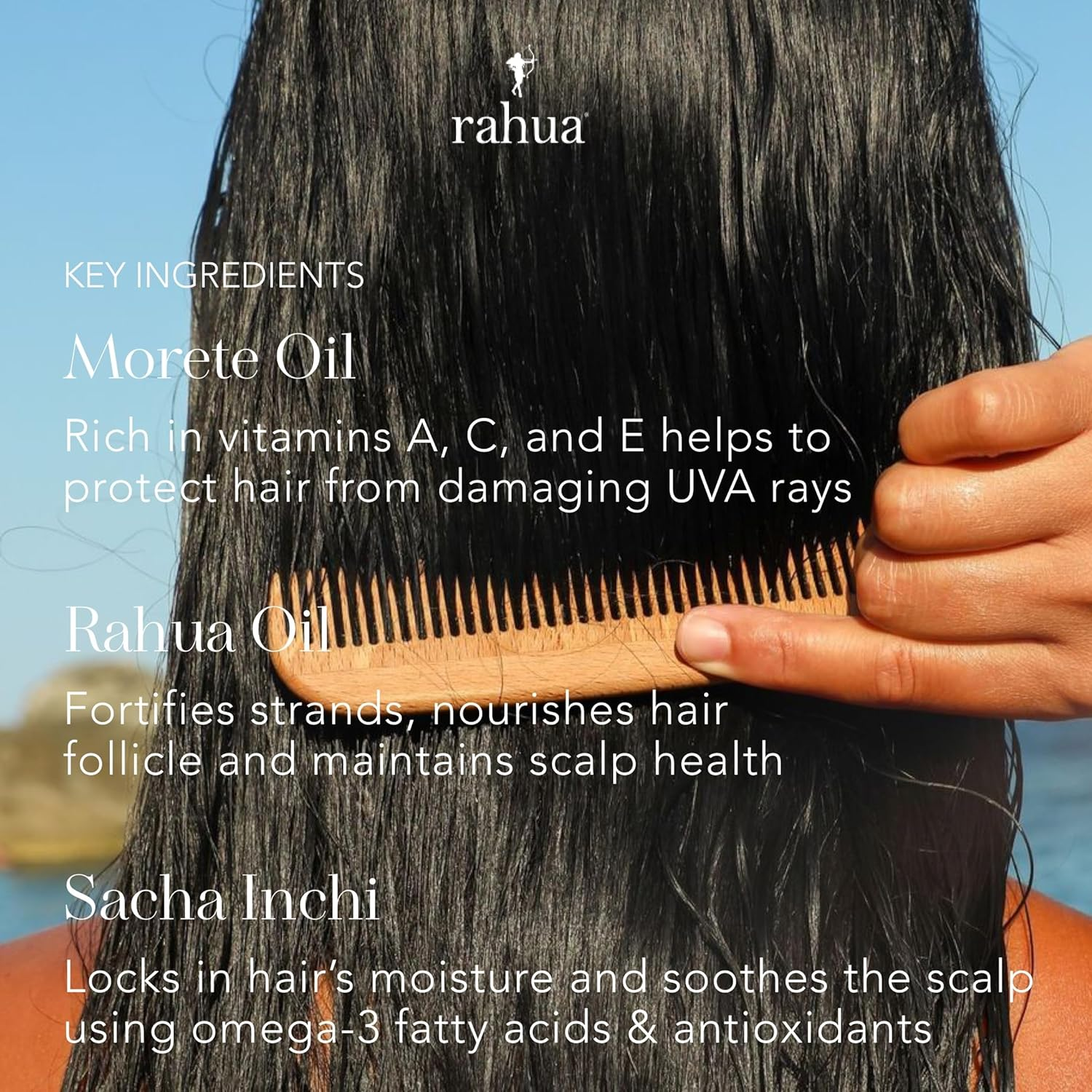 Rahua Hydration Detangler + UV Barrier, 6.5 Fl Oz, Moisturizing Formula Softens Hair, Smooths Frizz, Prevents Breakage and Damage, Creates Instantly Brushable Hair, Best for All Hair Types