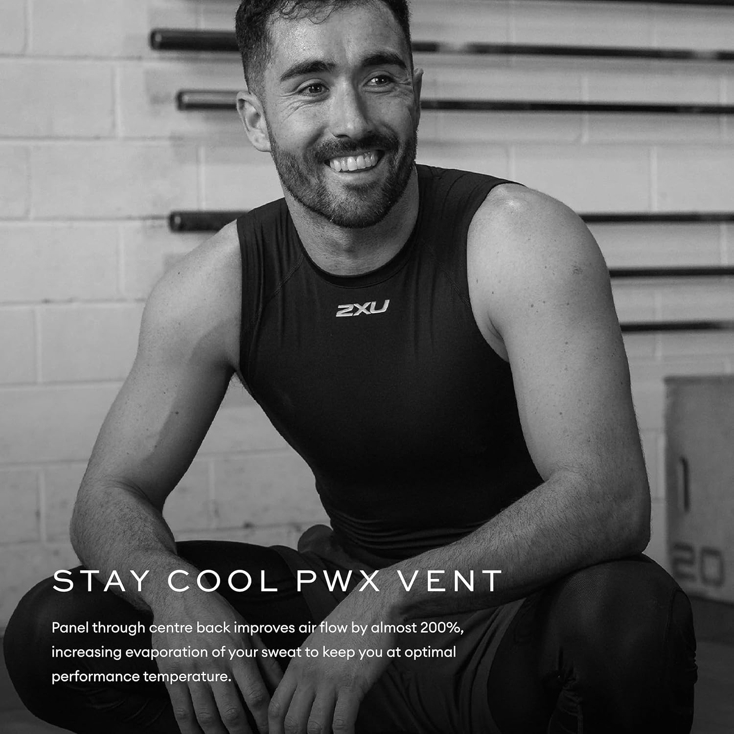 2XU Men'S Core Compression Sleeveless Top - Enhance Performance and Recovery