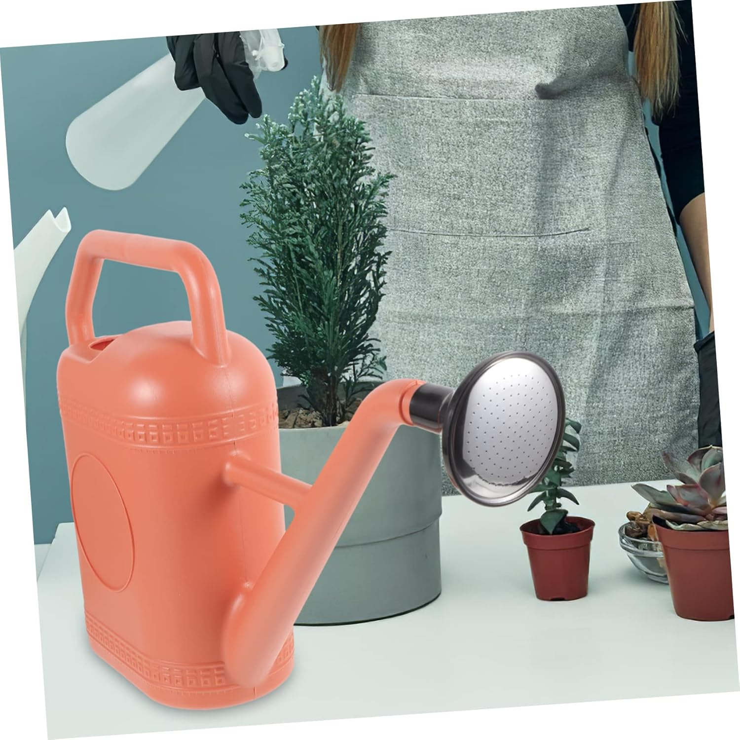 Watering Can with Spout for Garden and Indoor Plants Large Capacity Watering Pot and Safe Water Sprinkler for Care image number 6