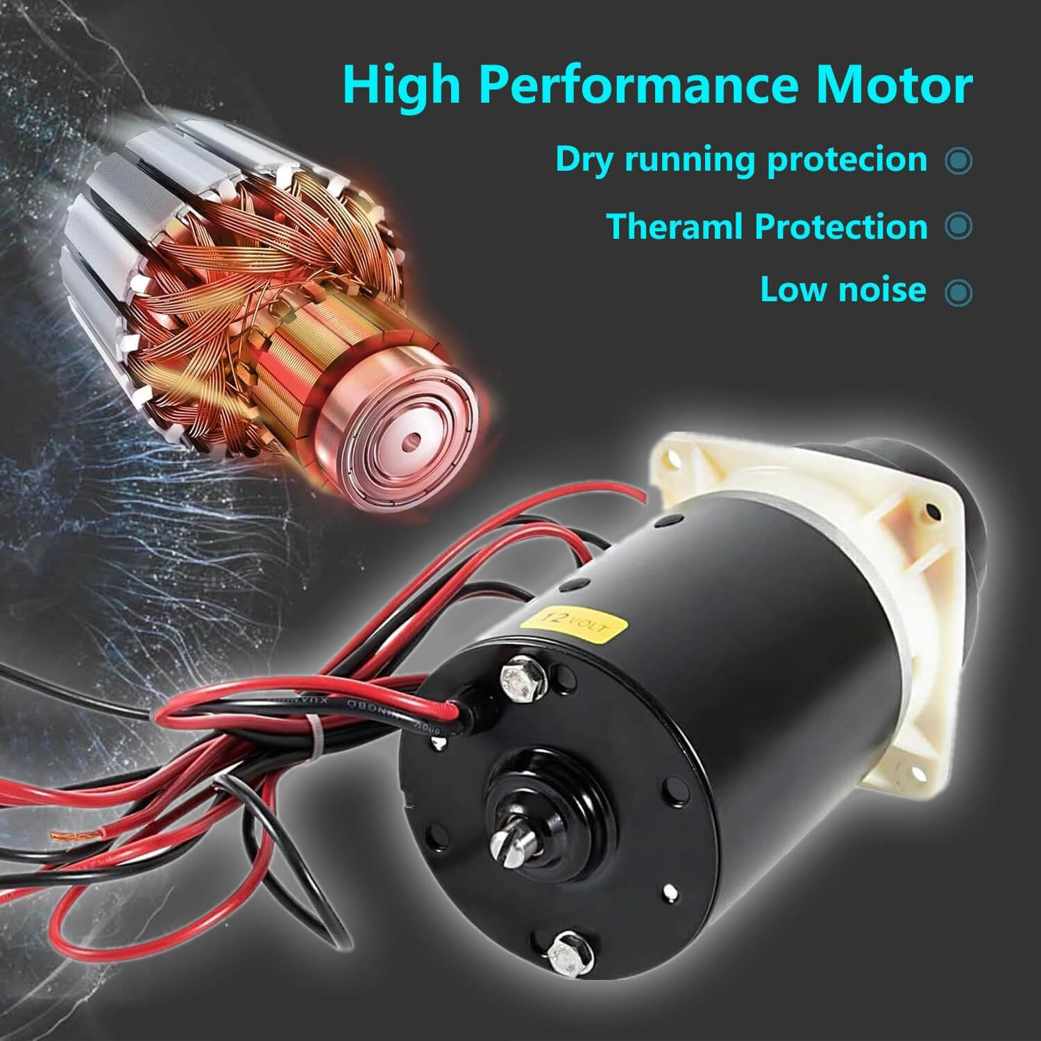 37072-0092 Marine Designer Series and Quiet Flush Marine Toilet Pump Assembly Kit, Compatible with Jabsco Quiet Flush Toilets Series 37045, 37245, 37055, 37255, 37075, 37275 12-Volt image number 4