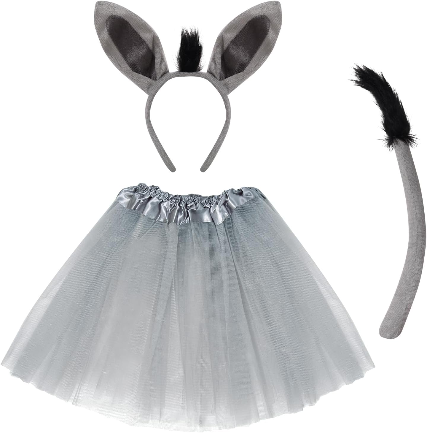 Halloween Costume Animal Tutu Ears Headband Tail Fancy Dress Costume image number 2