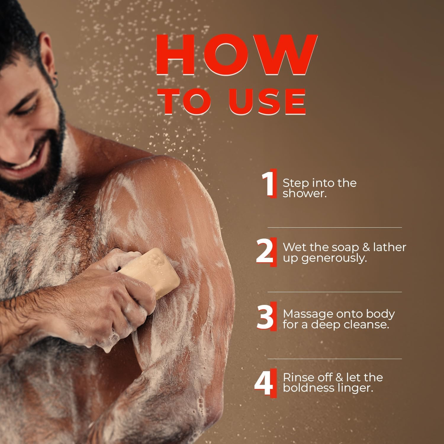 Wild Stone 4 Piece Wild Stone Soap, 500Gm image number 1