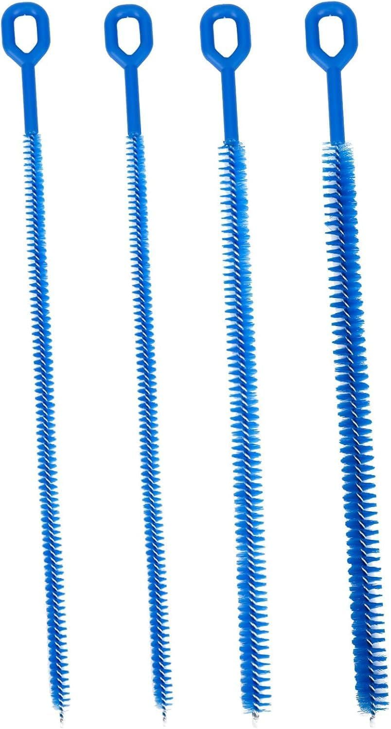 Straw Cleaner Brushes for Stanley, 12.4In Extra Long Full Bristles Replacement Coverage Reusable Straw Brush Cleaning Accessories for Water Bottles Glass Pipe Sippy Cup(4Pcs) image number 4