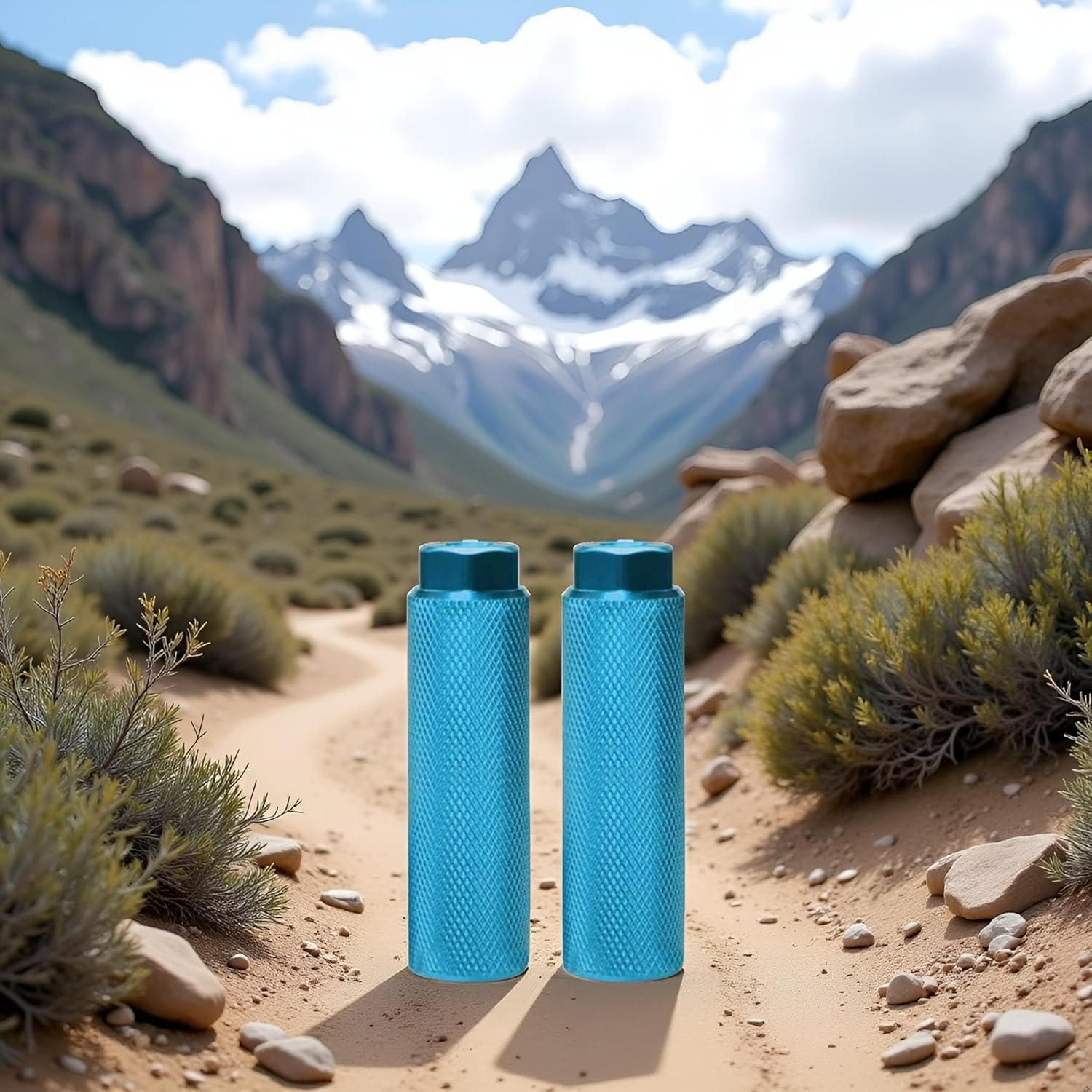 2 Pcs Amotor Bike Pegs Aluminum Alloy Anti-Skid Lead Foot Bicycle Pegs BMX Pegs for Mountain Bike Cycling Rear Stunt Pegs Fit 3/8 Inch Axles Bike Pegs Accessories Bmx Bike