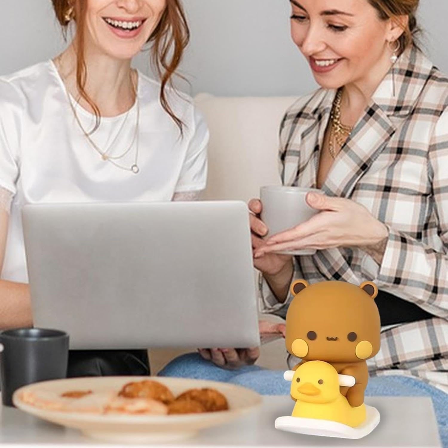 Generic Bubu and Dudu Merchandise - Cute Dudu Bubu Panda Statue Dashboard Decoration, Bear Statue Desk Decor Cute Car Decor, Small Figurines Ornaments image number 5