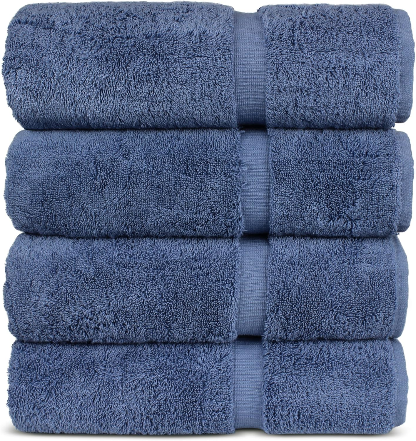 Chakir Turkish Linens, 100% Cotton Premium Quality Turkish Bath Sheets (35''X70'' Large Bath Sheet Towels - Navy)