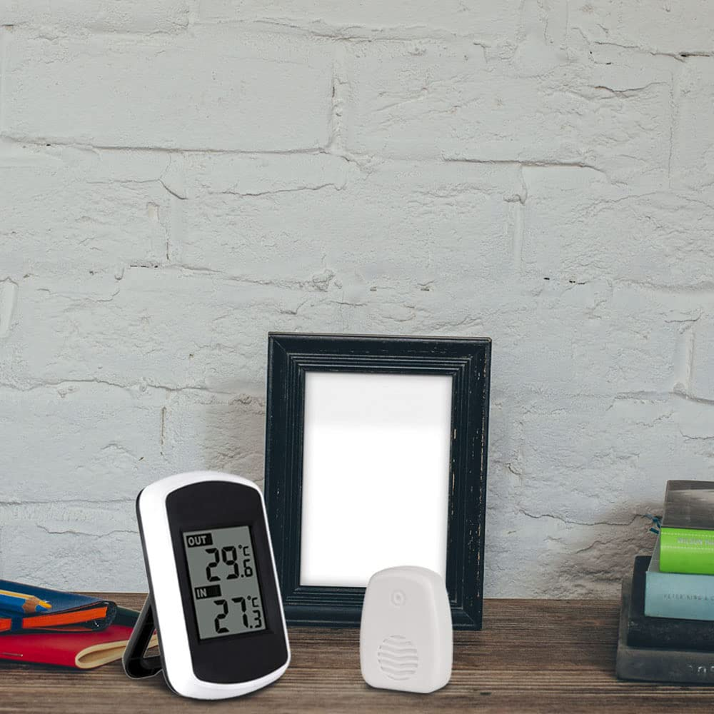 Digital Thermometer, LCD Digital Wireless Indoor/Outdoor Thermometer, Outdoor Temperature Measurement, Weather Tester,&deg;C Display Only image number 4