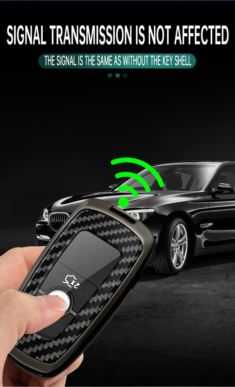 Ontto Alloy Car Key Fob Cover Fit for Ford Mustang Edge Fusion S-Max Ranger Mondeo F-150 F-250 Ecosport Key Case Keyring PVC Key Shell Holder Keychian Accessories 2/3/4/5 Buttons Black