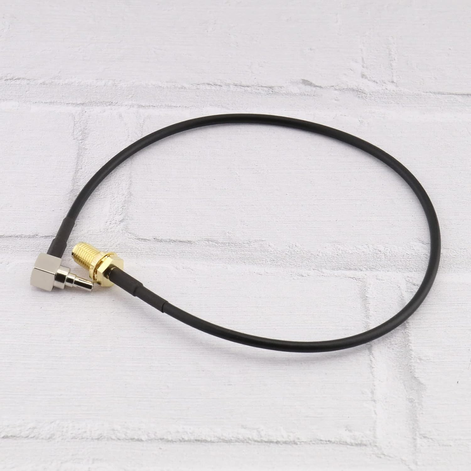 Ecsing 2PCS CRC9 to SMA Antenna Extension Cable RG174 Coaxial Pigtail Cable Low Loss SMA Female to CRC9 Male Right Angle Cable for 2G 3G 4G Modems Hotspots 30Cm image number 6