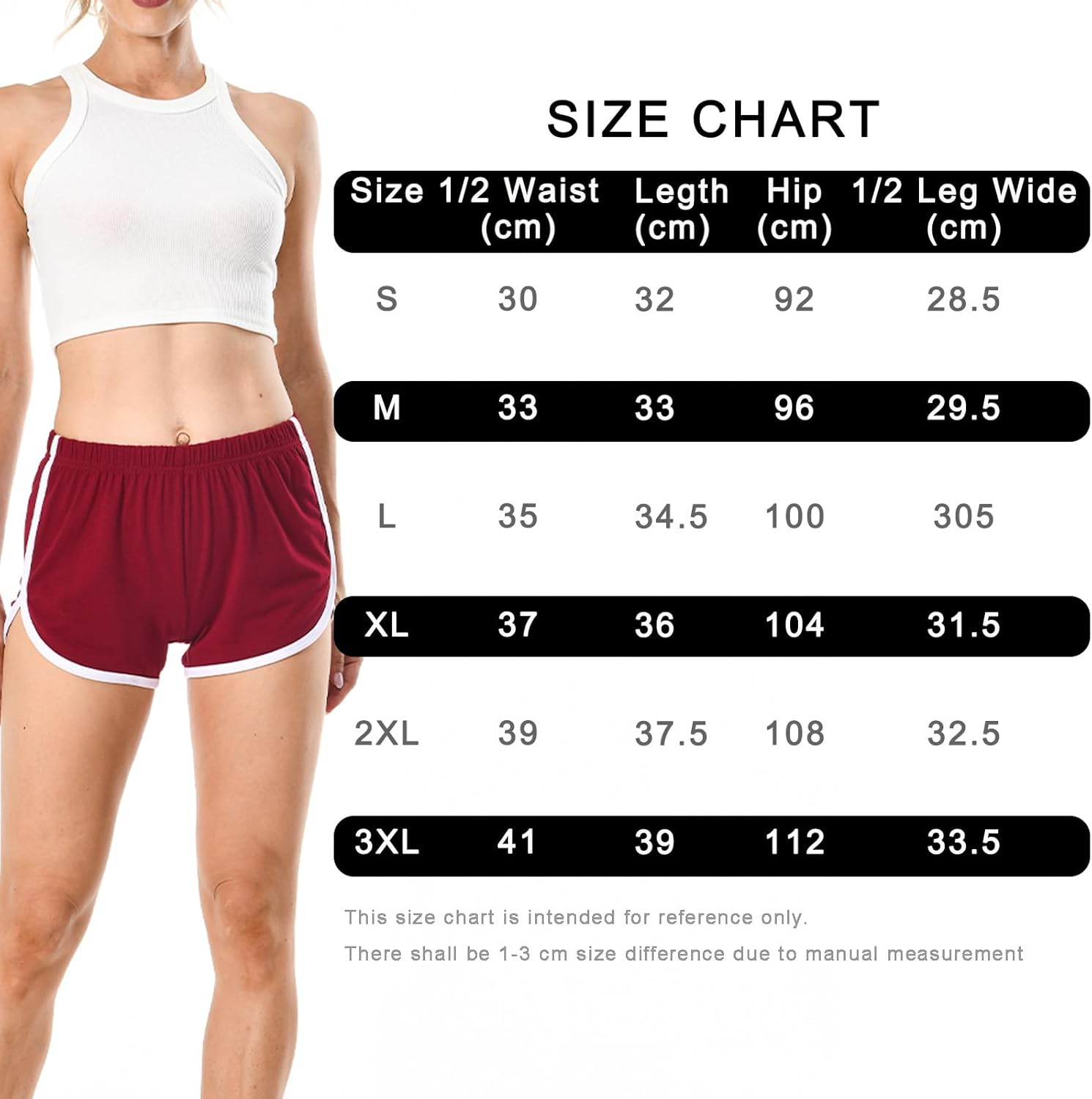 Cameway 4 Pack Women'S Cotton Yoga Dance Short Pants Summer Athletic Cycling Hiking Sports Shorts image number 3