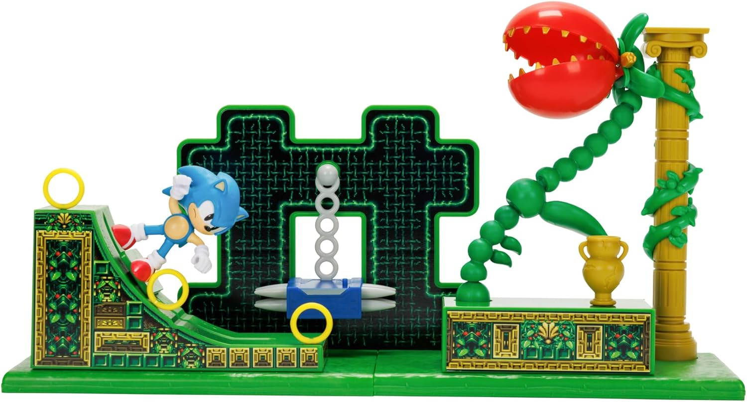 Sonic the Hedgehog Stardust Speedway Zone Playset with 2.5" Sonic Action Figure image number 3