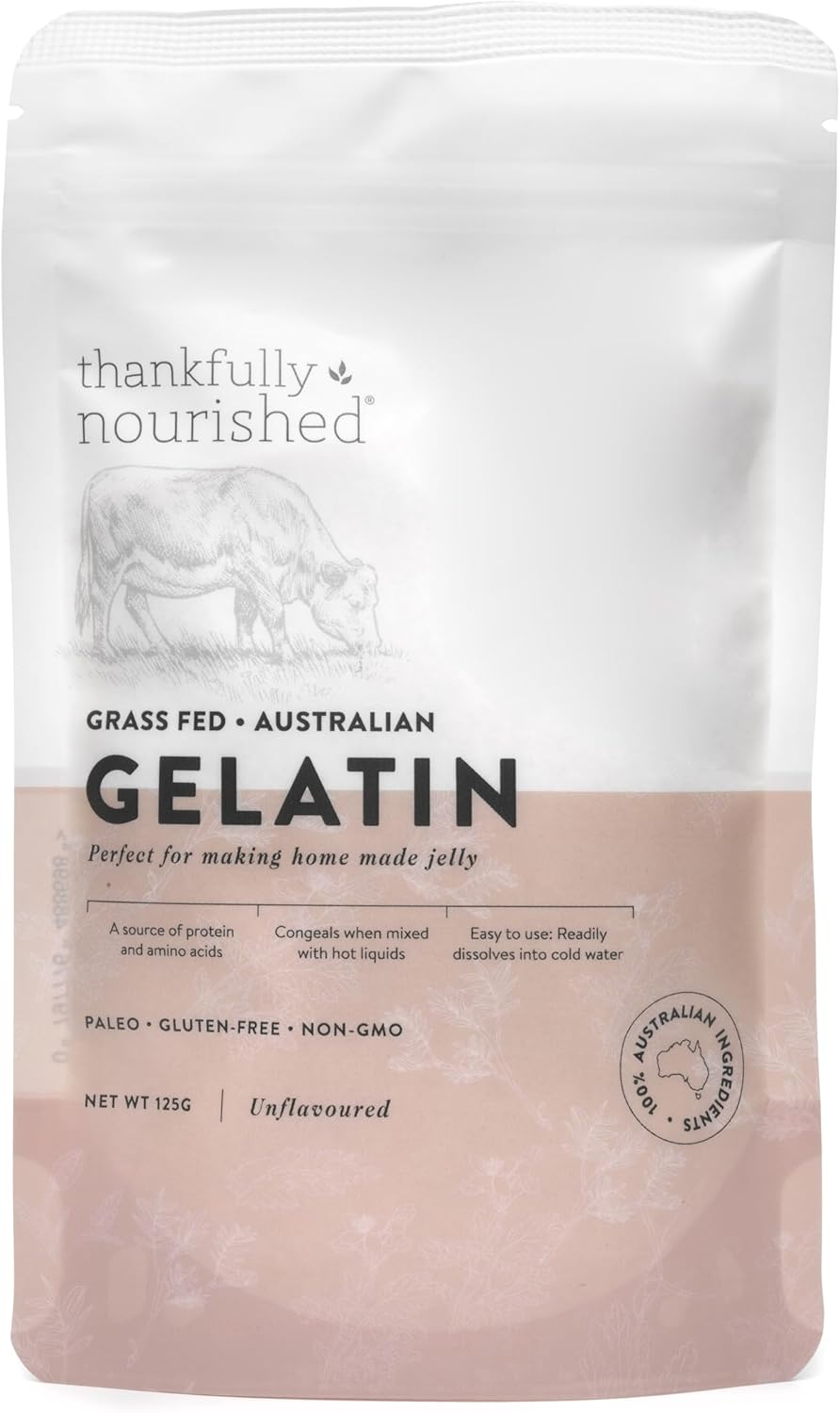 Thankfully Nourished Australian Gelatin 125G