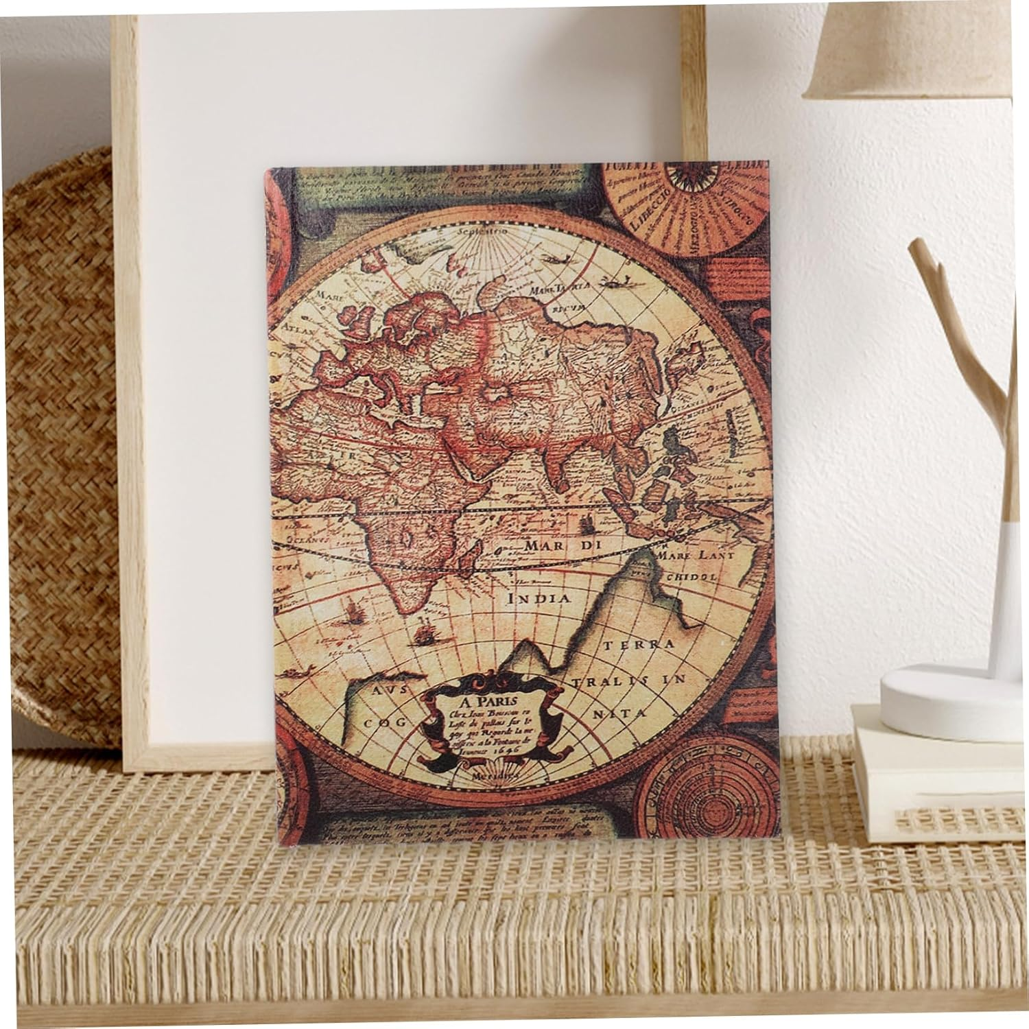 Iplusmile Vintage Faux Book Box Rectangular Trinket Storage Organizer Medium Size Decorative False Book Storage Box for Home Shelf Display