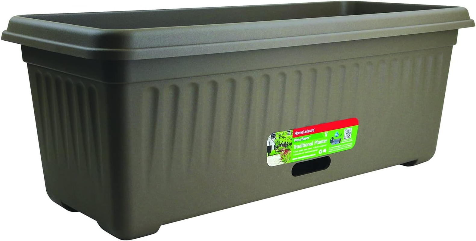 Home Leisure Rectangular Traditional Water Saver Planter, 680 Mm Size, Jasper