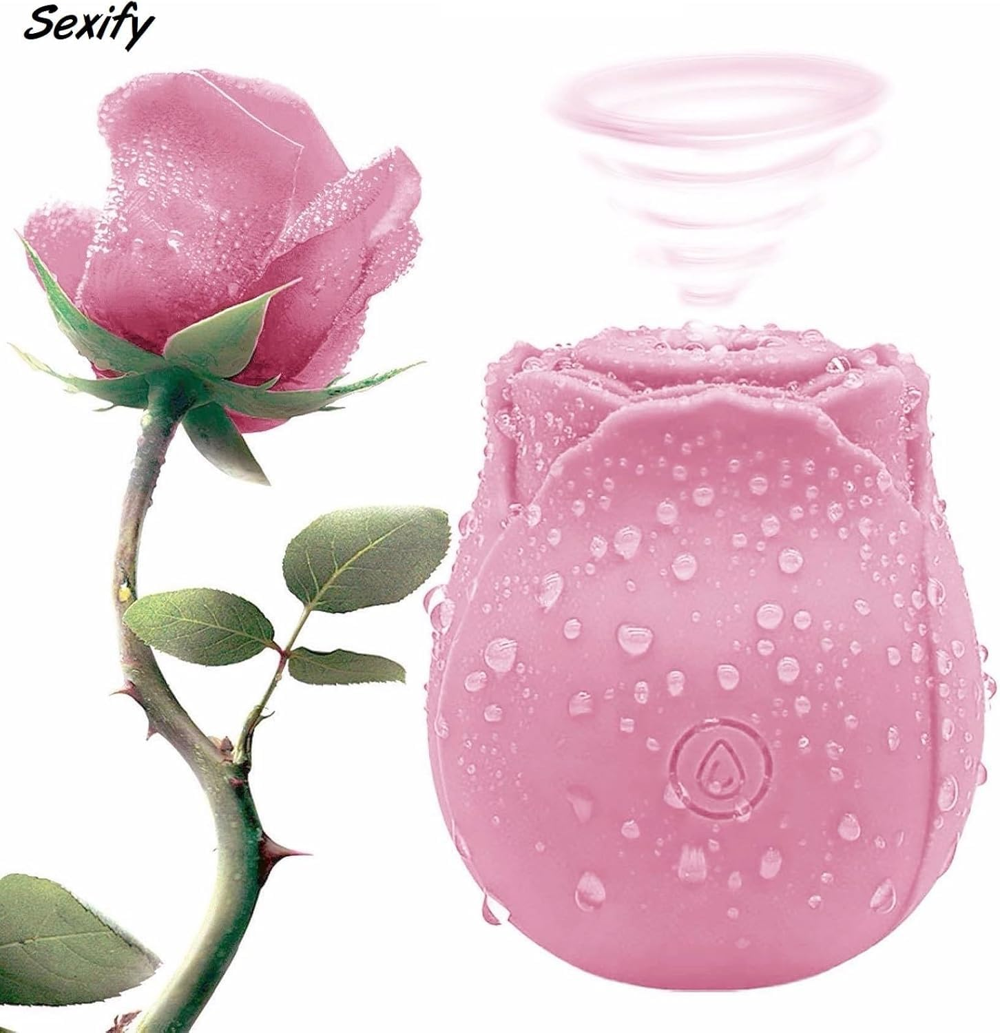 YUKAIONE 2024 New Roses Sex Toys for Women, Female Sucking Sex Stimulator for Clitoral Nipple Stimulation, G-Spot Masturbator, Personal and Partner Massager for Female Adult Sex Toys. (Pink) image number 4