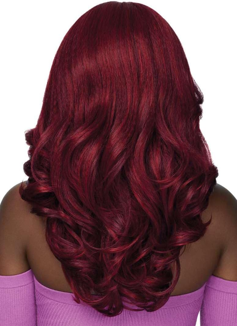 Outre Lace Front Wig - Perfect Hair Line 13X4 - Swoop Series - Swoop 2 (JET BLACK 1)