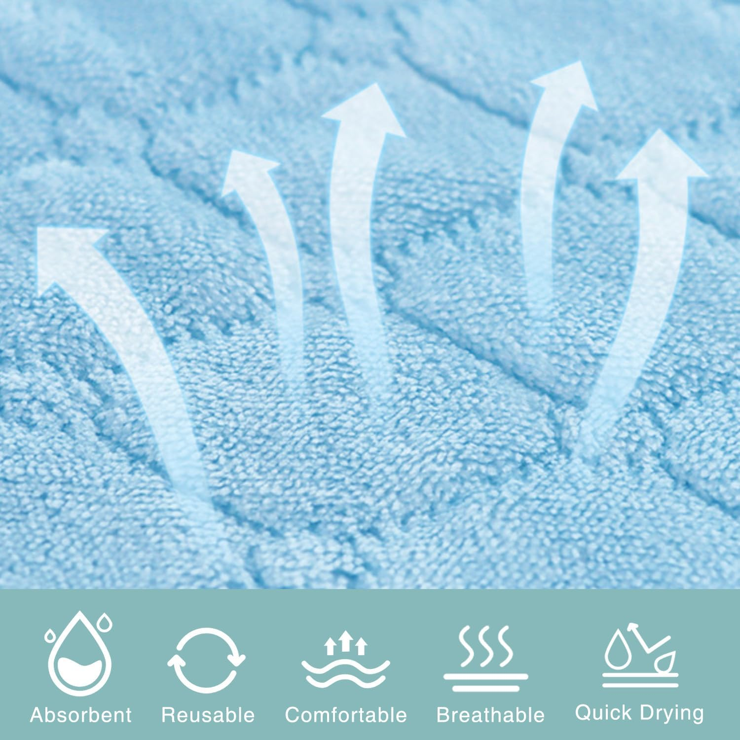 3 Pcs Baby Car Seat Protector Potty Taraining, Waterproof & Absorbent Car Seat Protectors for Child Seats image number 2