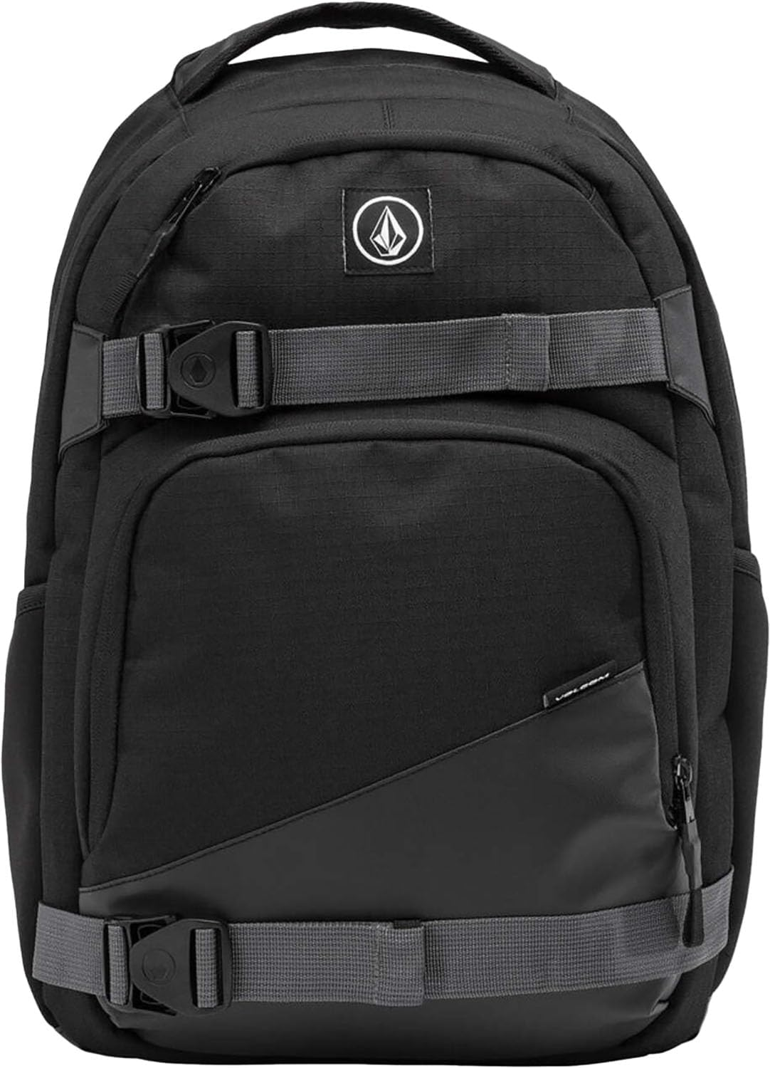 Volcom GRINDSTONE SKATE BACKPACK D6512501 BLACK O/S Backpack with Pockets, Black, O/S image number 2
