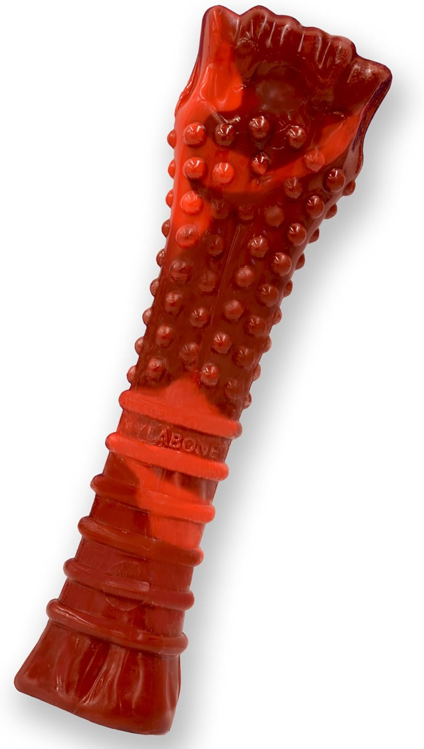 Nylabone Power Chew Flavor Frenzy Knuckle Bone Chew Toy for Dogs, Indestructible Chew Toys for Aggressive Chewers, Beef Jerky Flavor, X-Large/Souper - 50+ Lbs. (1 Count) image number 3