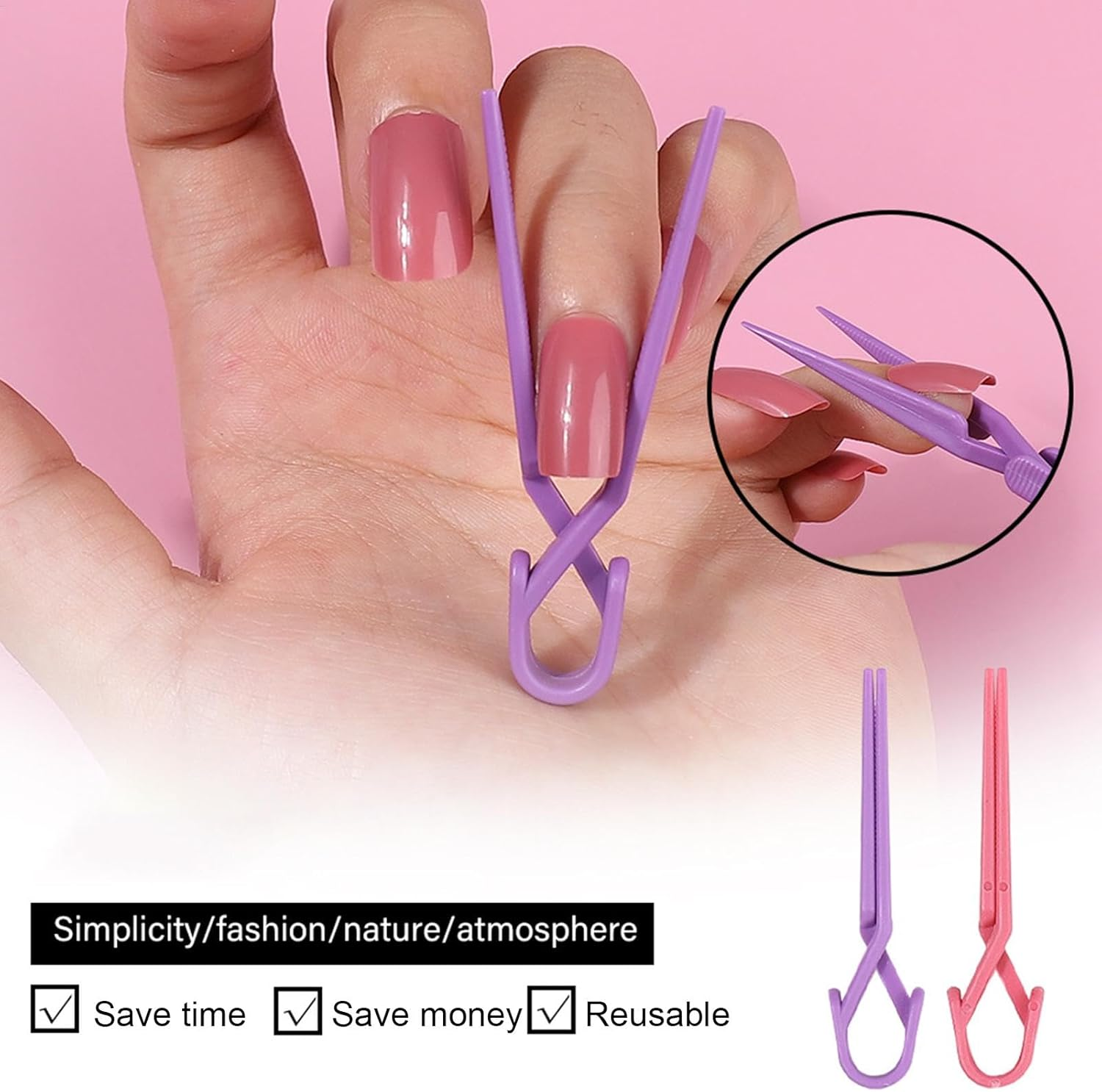 Skin Protector for Nail Polish,Anti-Slip Nail Polish Clip Protector - 10X Anti-Slip Nail Polish Clip Protector, Professional Nail Accessories for Nail Painting image number 1