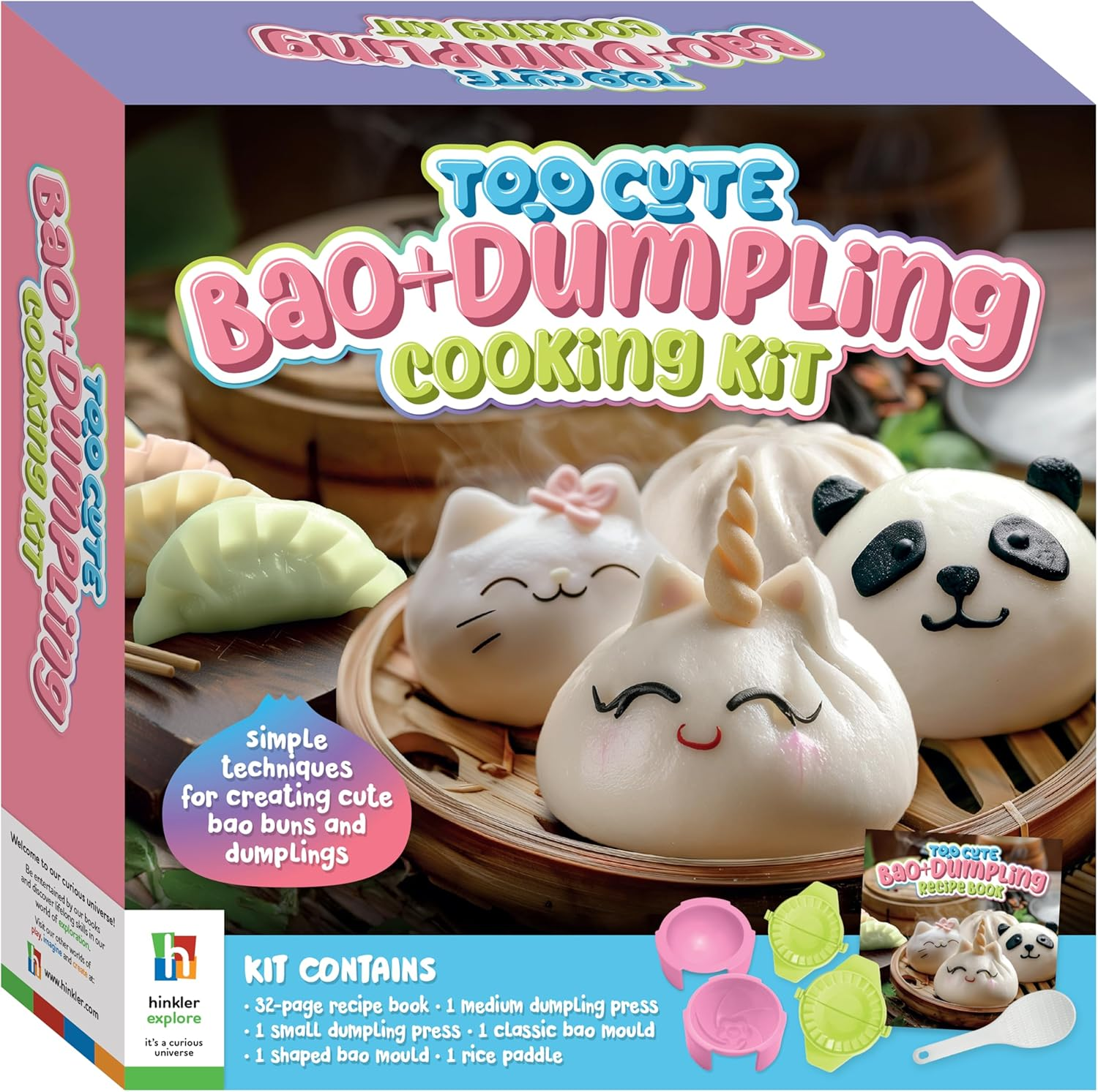 Too Cute Bao & Dumplings Kit &ndash; Fun and Easy Dumpling-Making Kit for Kids and Families &ndash; Includes Moulds, Presses, and Recipe Book image number 5