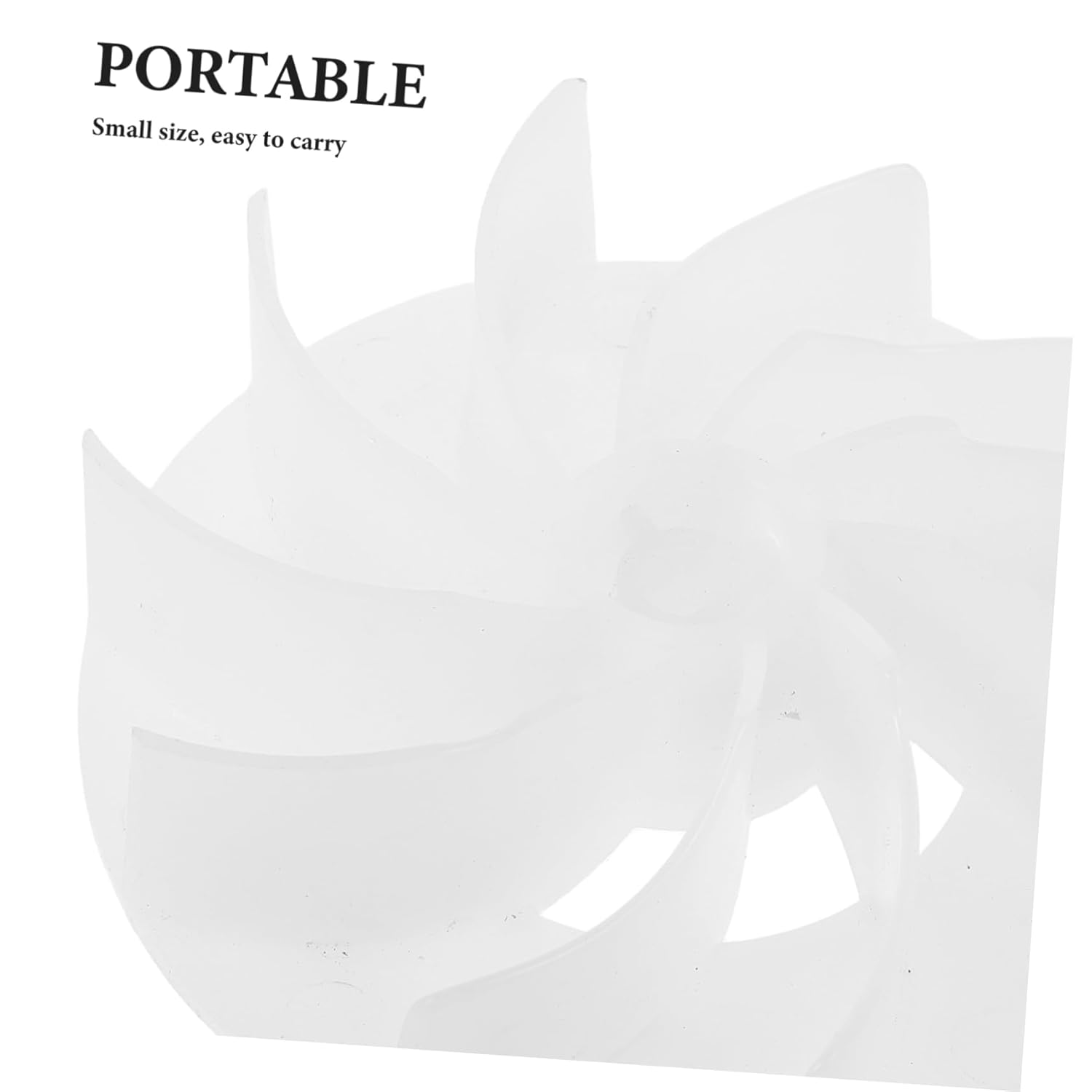 PENIKOKO 2Pcs Hair Dryer Diffuser Attachment Nozzle Motor Fan Replacement Blade for Dryer Blowdryer Air Duct Parts image number 5