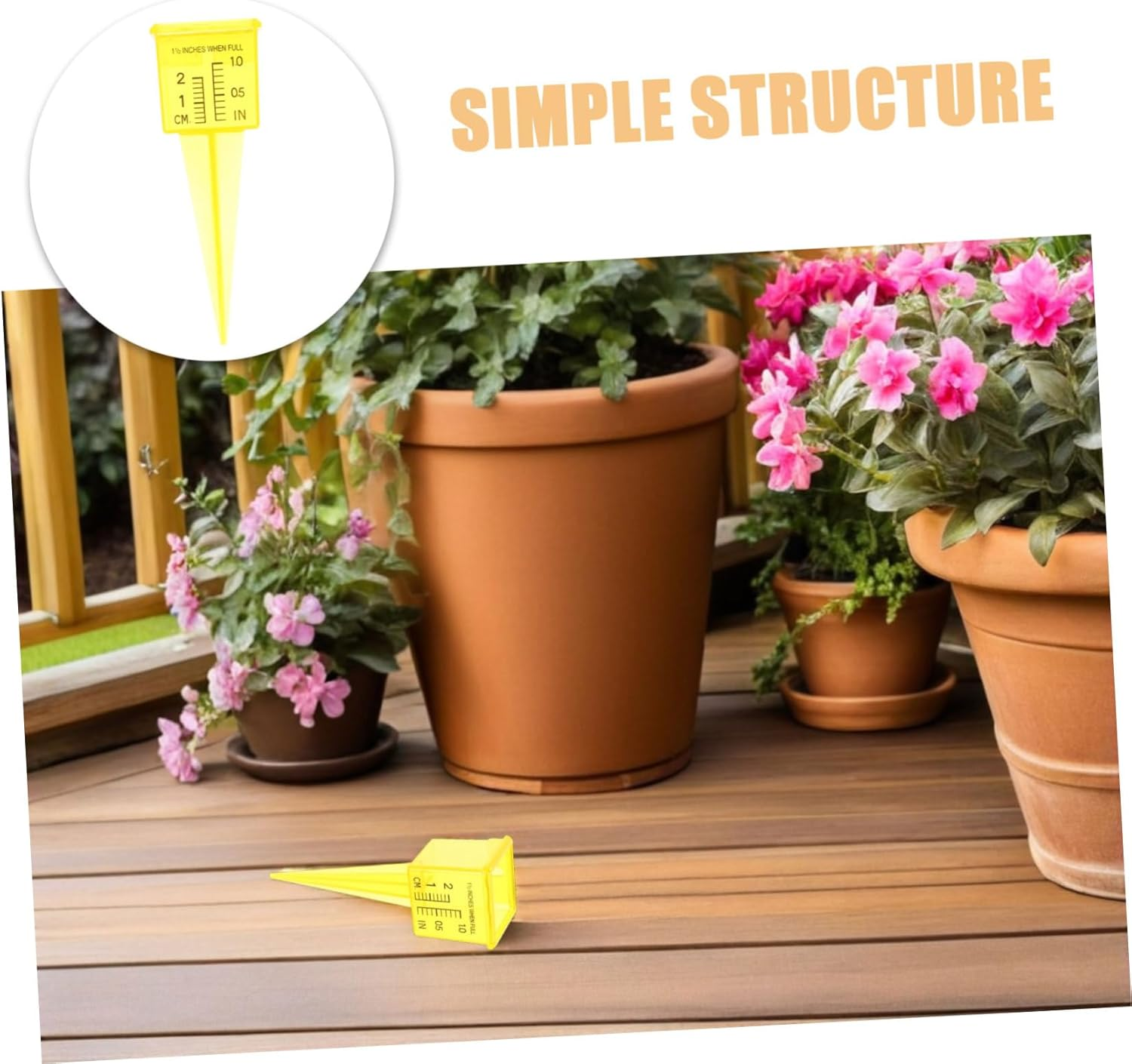 20Pcs Rain Gauge Sprinkler Water Gauge with Wide Mouth Easy-Read Outdoor Measuring Tool for Lawn Garden Patio Precise Irrigation Monitoring for Efficient Water Usage image number 5