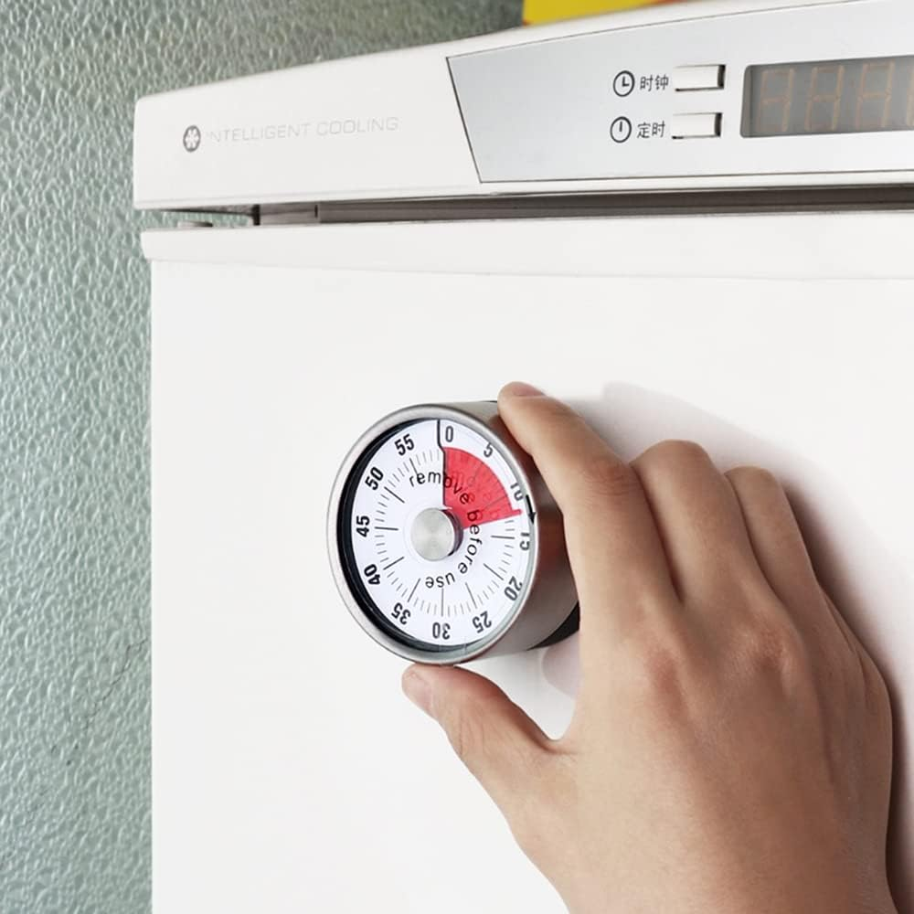 Mini Visual Timer for Kids and Adults - with Magnetic Backing, Time Management Tool for Kid Toddlers Teacher Kitchen Classroom Meeting - 6Cm/2.36Inch image number 4