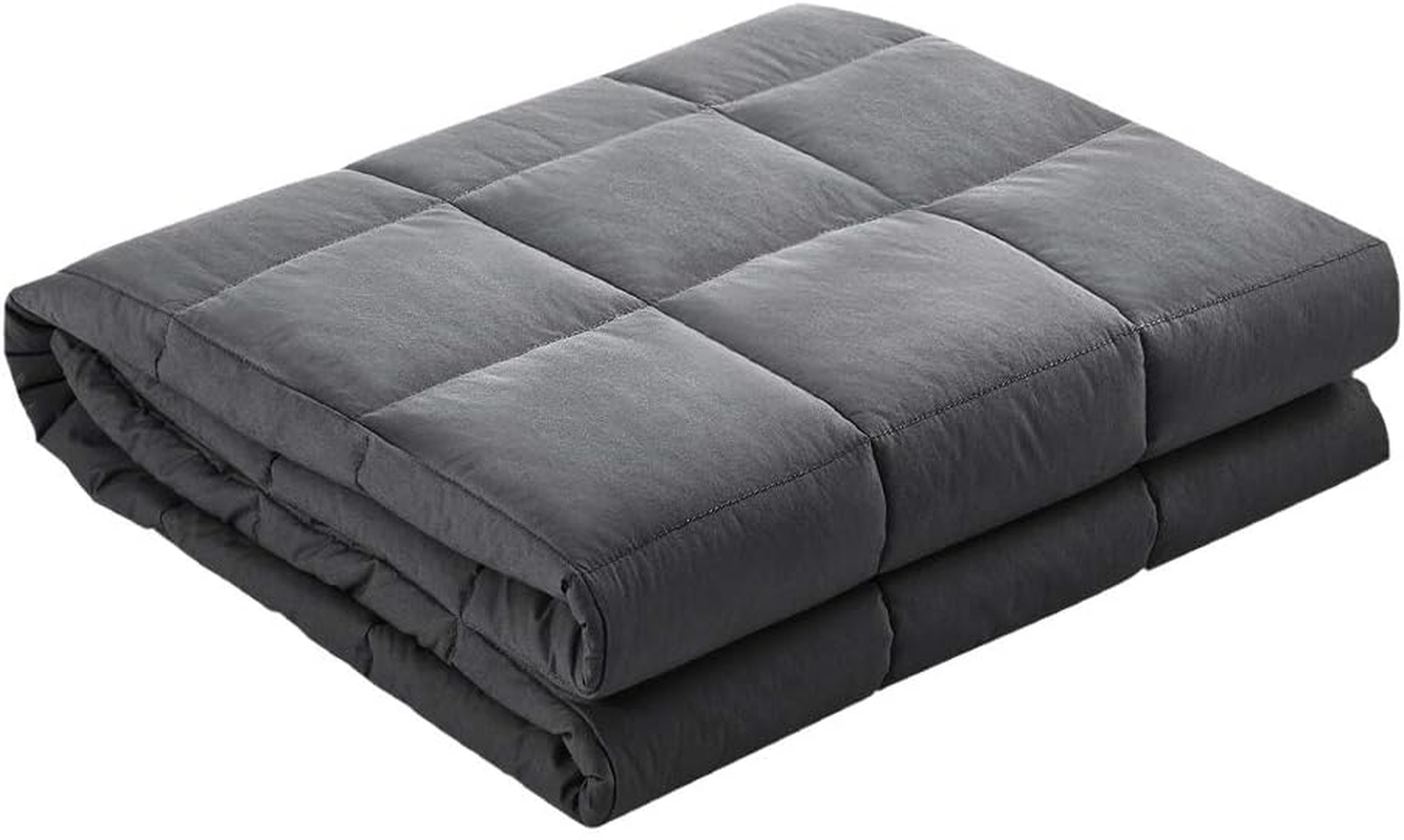 Giselle Bedding 11Kg Microfibre Weighted Blanket, Winter Blankets Rug Cover Adult Quilt for Bed Bedroom, Anxiety Relief Soft Machine Washable Relax Deep Sleep 152 X 203Cm Grey image number 4